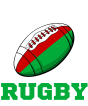 Wales Rugby Ball Hoody (Black)